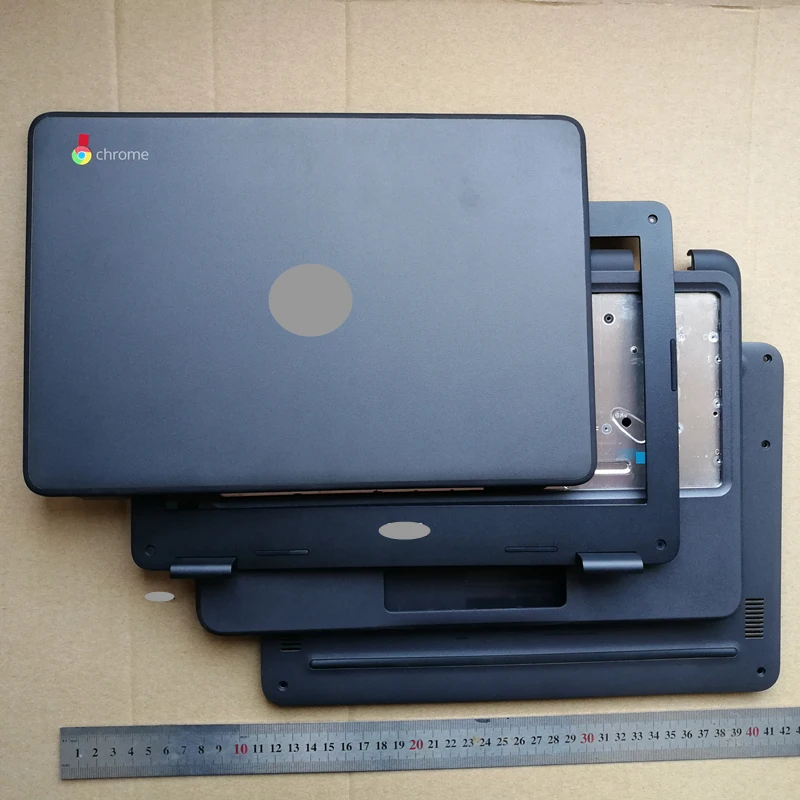 New laptop Top case base cover +lcd front bezel+upper case palmrest +bottom case for  DELL Chromebook 11 5190