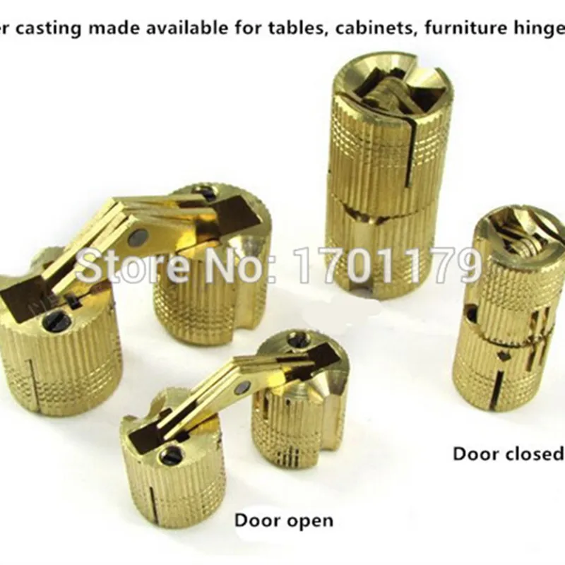 14mm Brass bucket hinge concealed hinge folding table folding hinge