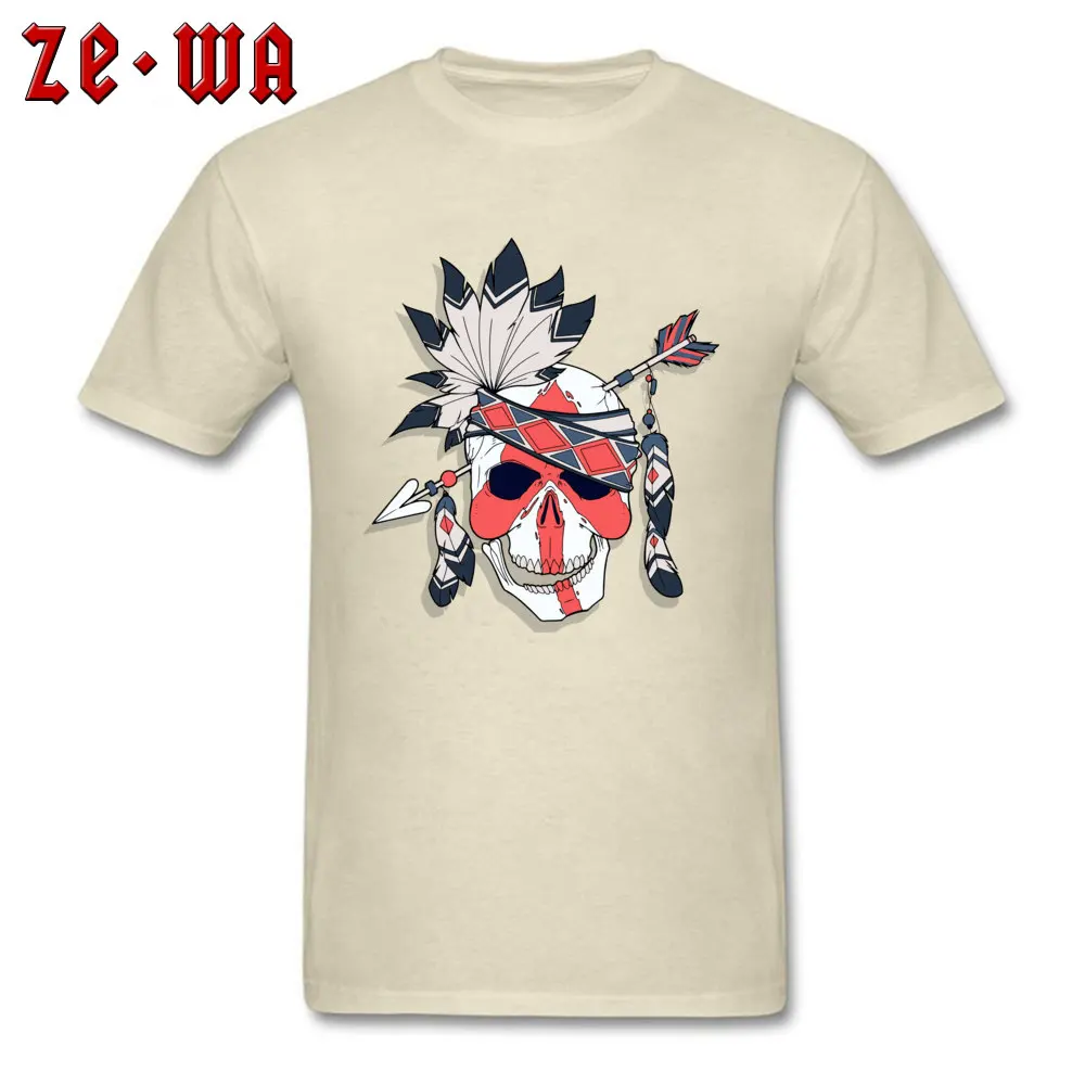 skeleton201897Y 100% Cotton T Shirts for Students Short Sleeve Tops Tees 2018 Hot Sale Autumn Round Collar Tee Shirt Printed skeleton201897Y beige