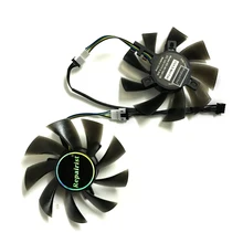 2pcs/lot RX 580 AORUS 8G VGA GPU 4pin 85mm cooler Graphics card fan for REDEON GIGABYTE rx580 gaming 4G/8G MI video card cooling
