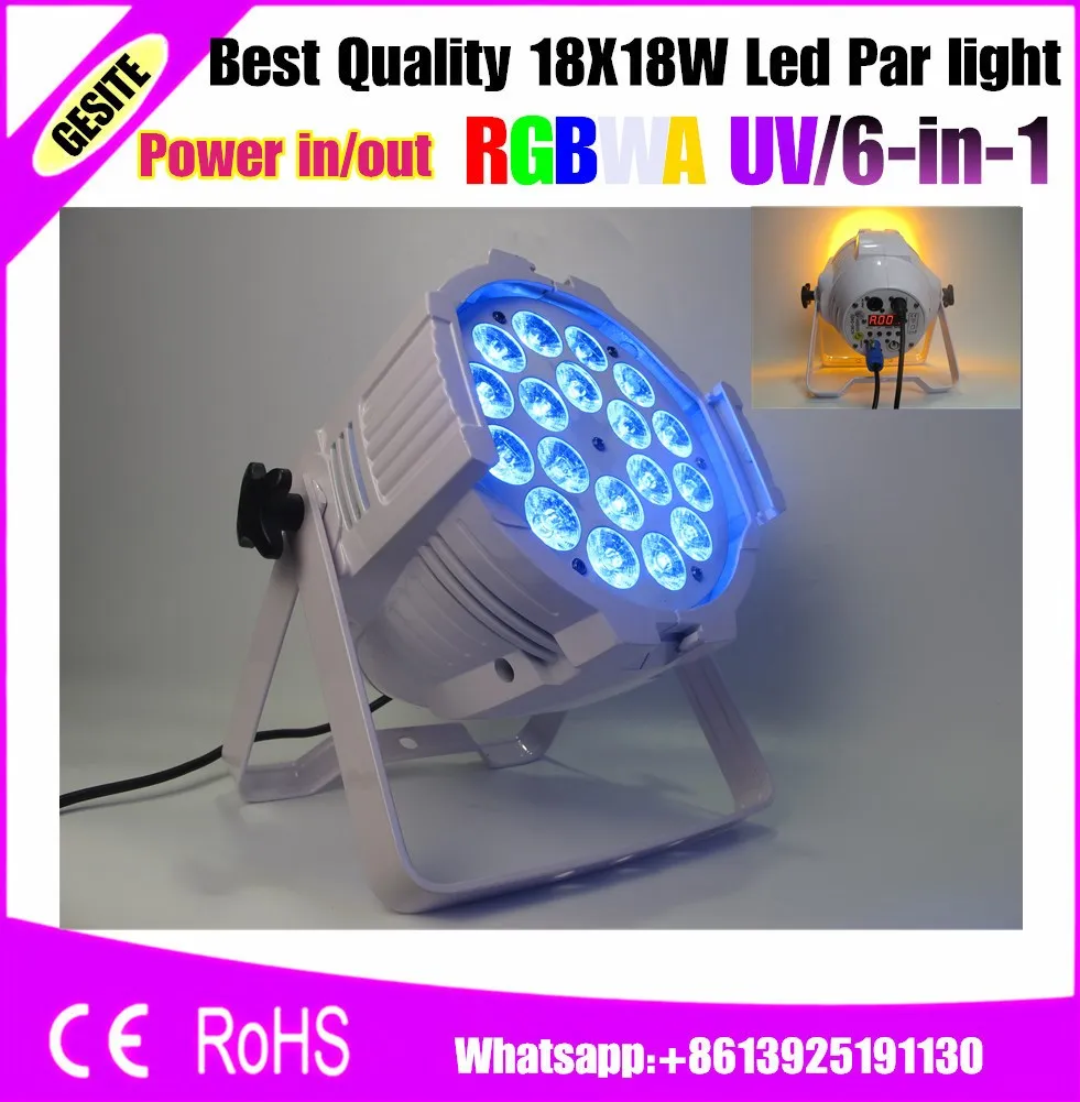 4 шт./лот American DJ Pro RGBWAUV Led PAR 54 CAN DMX Control 4/8 18 шт.|dmx controller|led par 54par |