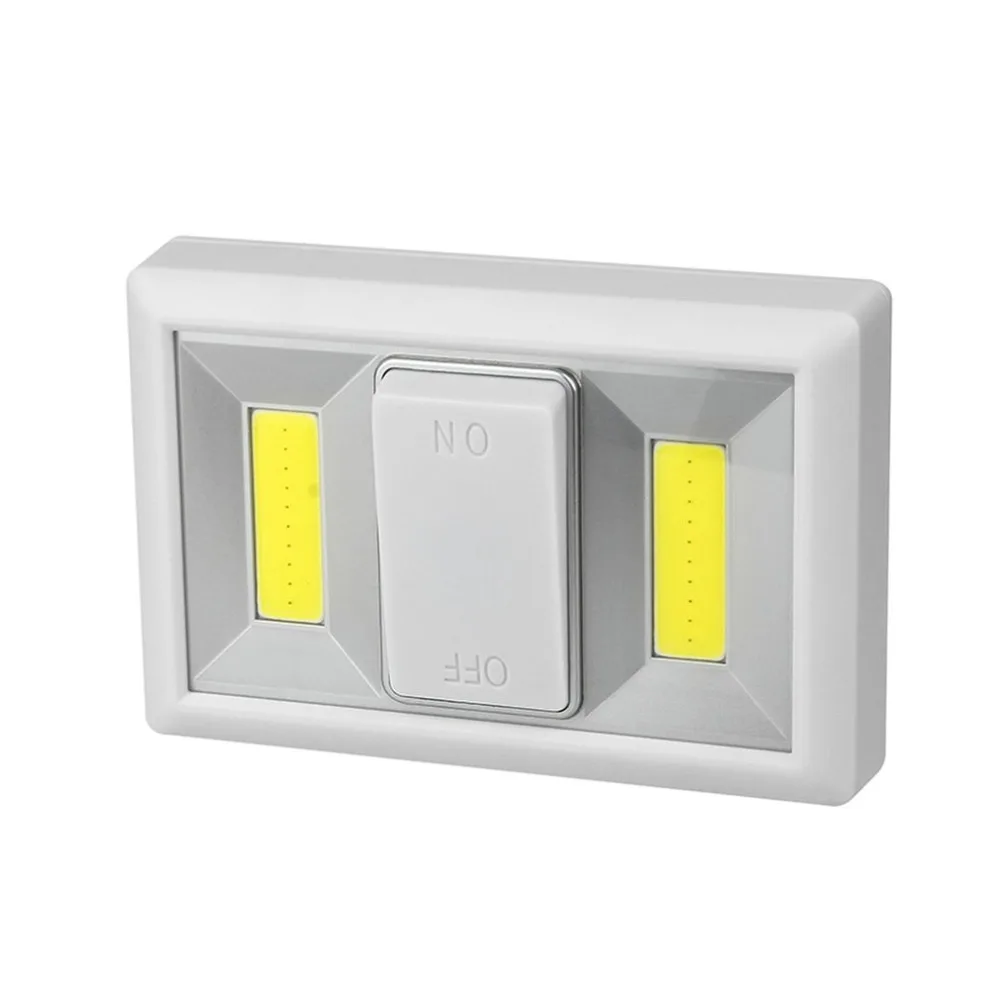 LED Lamp with ON/OFF Switch Wall Light Battery Operated Small Night Cabinet Hallway Kitchen Emergency | Лампы и освещение