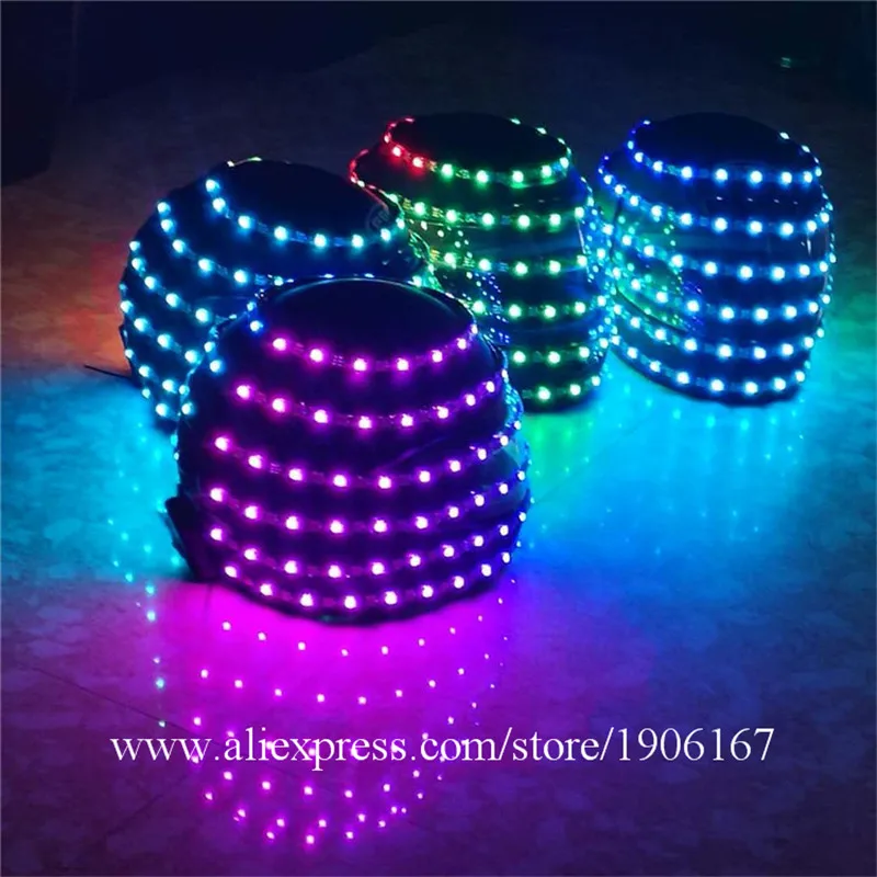 LED helmet Luminous helmet costume Alexander robot06