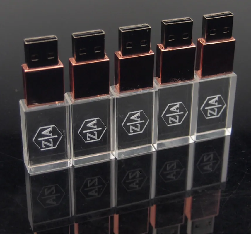 Кристальный USB флеш-накопитель USB 2,0 флеш-накопитель с логотипом на заказ Модный Usb свадебный подарок 4gb 8gb 16GB 32GB(более 10 шт бесплатный логотип