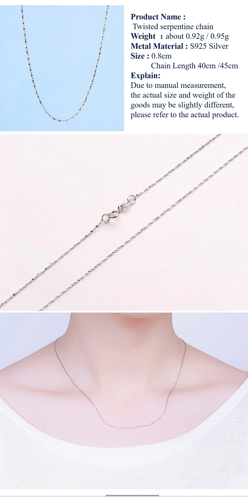 twisted serpentine chain