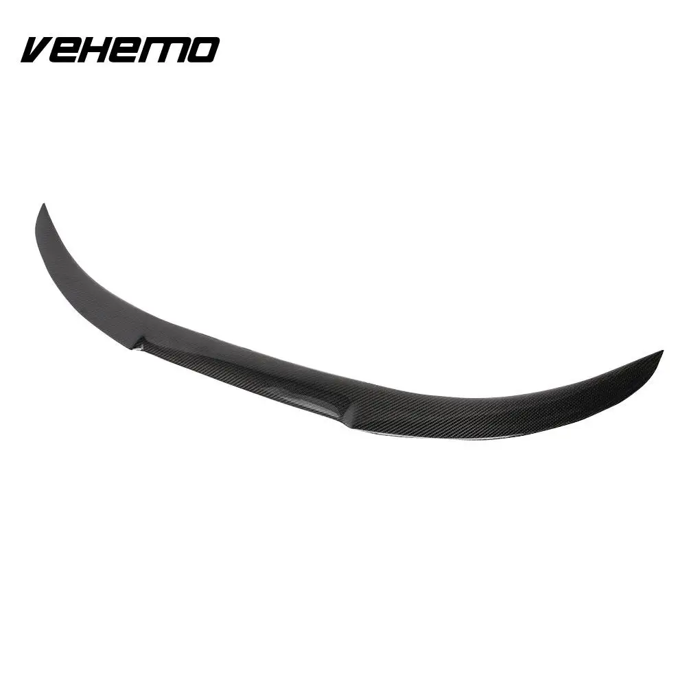 

Trunk Rear Wing Spoiler Wing 4D Car Tail Wing Tail Trunk 123.5*8*4.5cm Carbon Fiber Black for BMW 3 Series F30/F35/F80