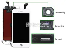 20pcs For Iphone 6 Lcd Display With Touch Screen Full Assembly 4.7inch Replacement Lens Pantalla Camera Holder Freeshipping