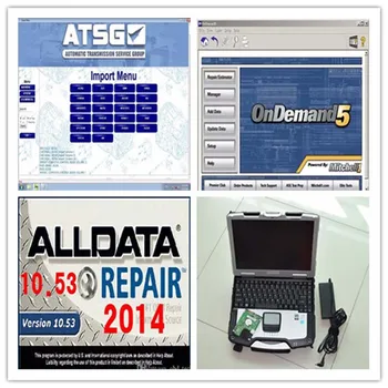 

Newest Auto Software ATSG 2012 And Alldata 10.53 And Mitchell On Demand 5.8 Installed Well In 1TB HDD Win7 Fit In CF-30 Laptop