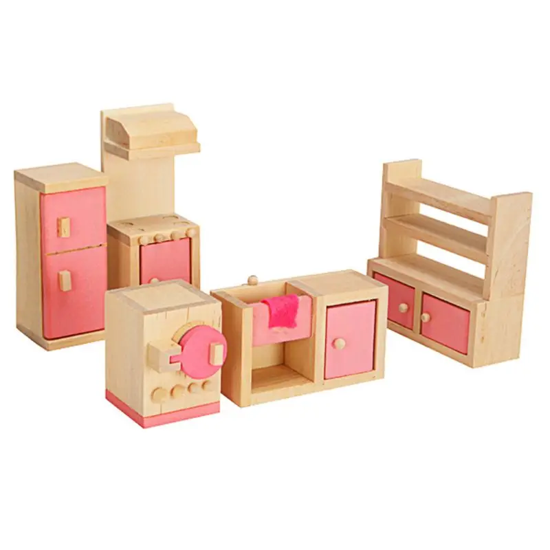 

Good Quality New 1:12 Miniature Doll House Wooden Furniture Child Play Toys Gift for Dollhouse Life Scene Decor-random delivery