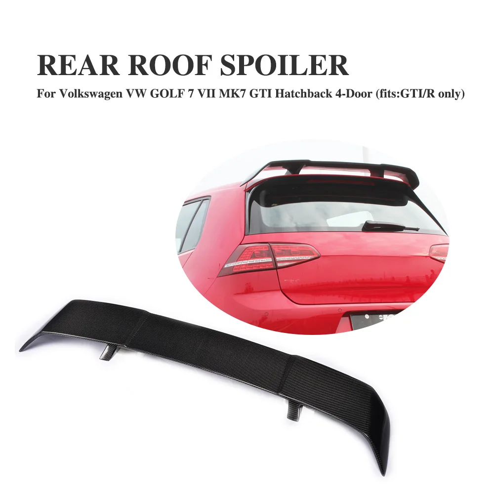 

Carbon Fiber Rear Roof Spoiler Window Wing for Volkswagen VW GOLF 7 VII MK7 GTI Hatchback And Golf R 2014-2017 RZ Style