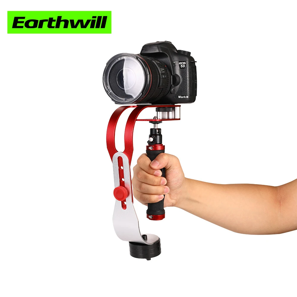 

Camera Stabilizer Handheld Steadicam with Phone Holder Clip for Hero DSLR iphone Samsung Canon Nikon Sony Gopro