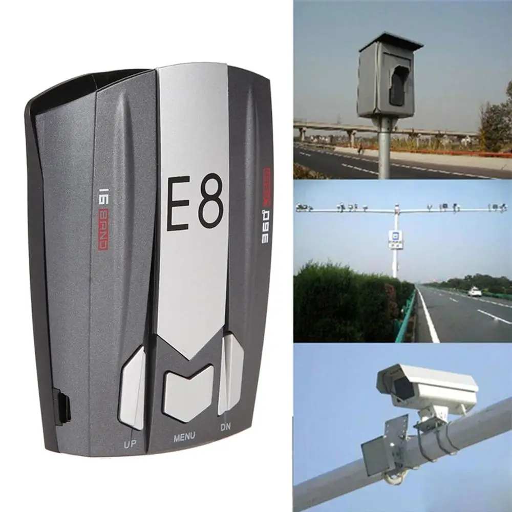 2 V E8 led gps Лазерная Анти радар-Автомобильная электроника детектор лучший антирадары скорость авто градусов обнар