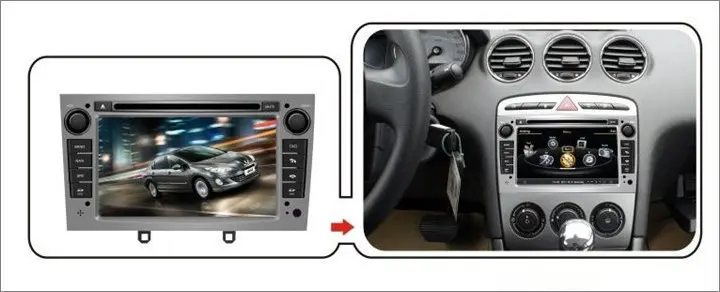 Cheap Liislee Car Android Multimedia For Peugeot 308 / RCZ 2008~2013 Radio DVD Player GPS Nav Map Navigation Audio Video Stereo System 3