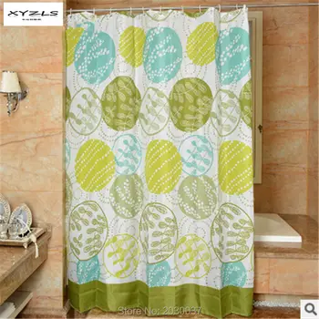 

XYZLS 2016 New High Quality Polyester Moldproof Waterproof Bathroom Shower Curtain&Shade Pastoral Bath Curtain