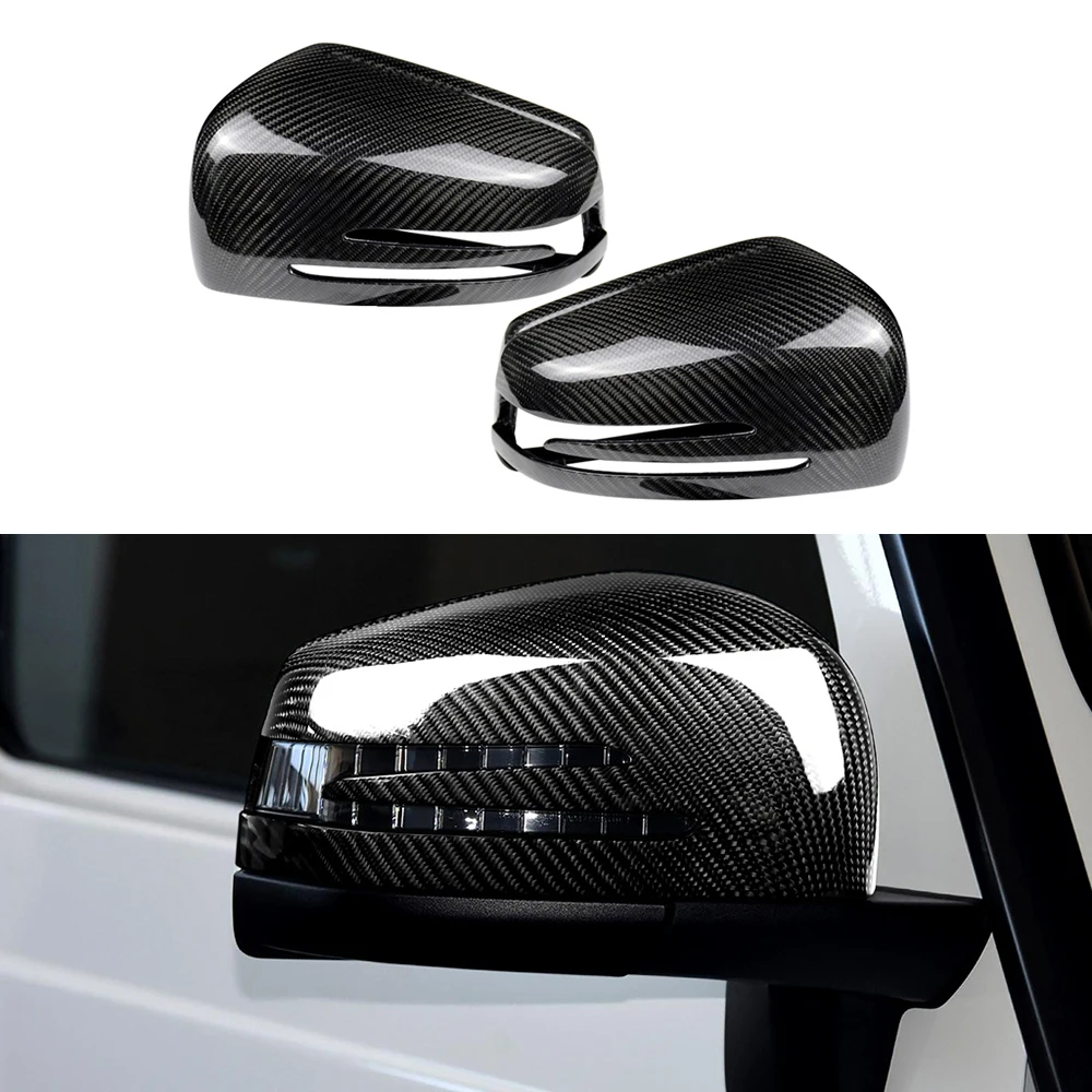 

Carbon Fiber Side Wing Rear View Mirror Cover Caps Fit For Mercedes A B C E S CLS GLK CLS Class W204 W212 W207 W176 W218