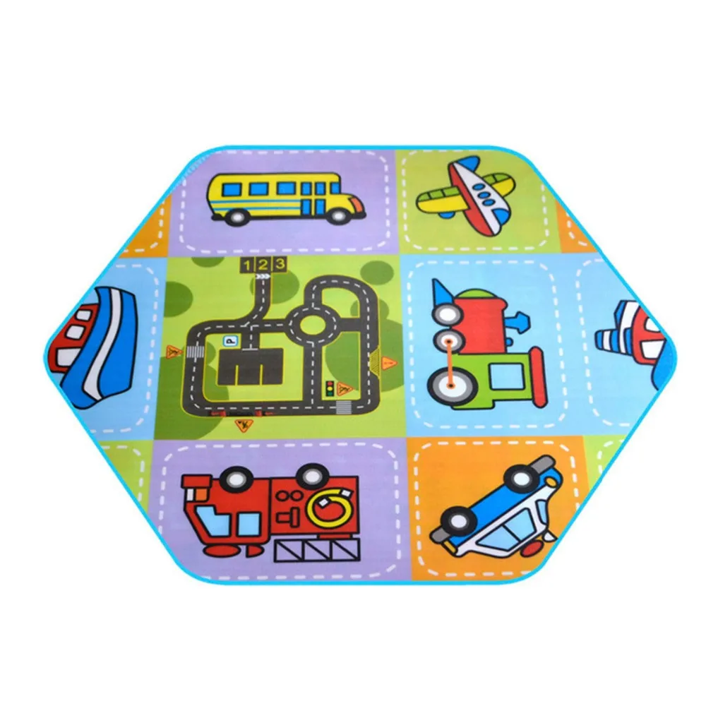 

140*120cm children irregular play mat redom send color developing moistureproof infant baby toy crawling mat rug kids pad carpet