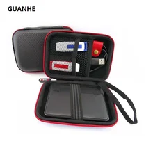Guanhe nova bolsa de transporte para wd meu passaporte ultra seagate 500 gb 1 tb portátil disco rígido externo hdd saco