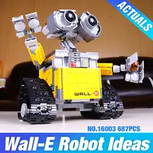 2016 New font b Lepin b font 16003 Idea Robot WALL E Building Set Kits Bricks