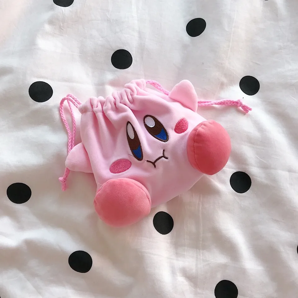Candice guo плюшевая игрушка мультфильм розовый Hoshi no Kirby мягкая сумка для хранения на