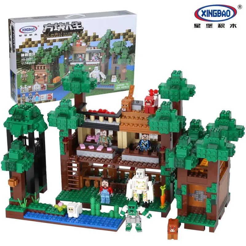 

Xingbao 09003 1114Pcs Creative MOC Series The Mysteries of Base Set Building Blocks Bricks Child Educational Toys Model Gifts