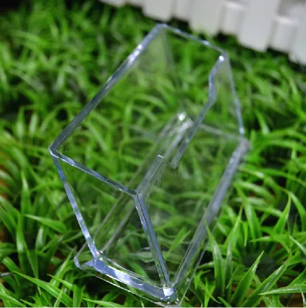 1 Pcs Desk Shelf Box Storage Display Stand Acrylic Plastic New Clear Desktop Business Card Holder School Office Supplies