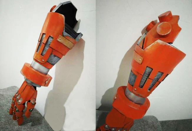 Настраиваемый Overwatch Jamison Fawkes Junkrat правая рука Броня Косплей Prop|Реквизит для