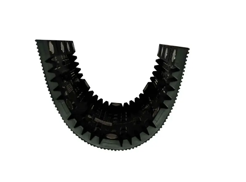 p4 indoor smd soft flexible led module 256*128mm led display panel for cylinder