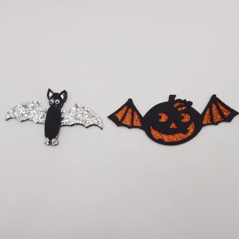 

20pcs/lot Non Woven Fabric Felt Bat Appliques Kawaii Patches for DIY, Halloween Decor,wall decor