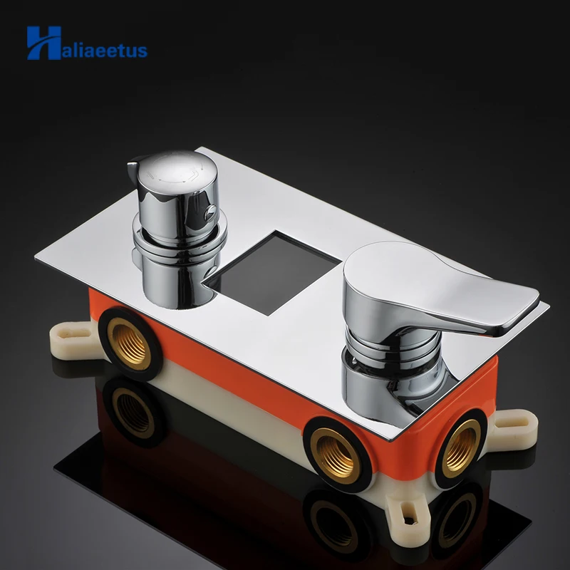 Haliaeetus Digital Shower Fuacet inwall thermostat shower mixer bathtub