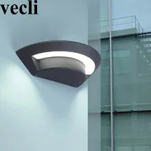 Nortic IP54 простой eclairage exterieur водонепроницаемый и пылезащитный жилой вилла настенный светильник открытый забор креативные настенные светильники