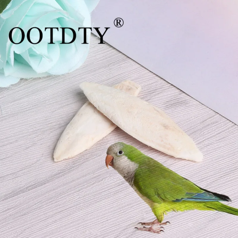 

OOTDTY 3~5 Pcs Cuttlefish bone 5~7cm bird toys Safe non-toxic parrot toys 2017 New For bird