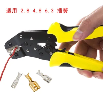 

Multi-function Ratchet Type Labor-saving Terminal Crimping Pliers Spring Terminal Labor-saving Crimping Tools European TAB