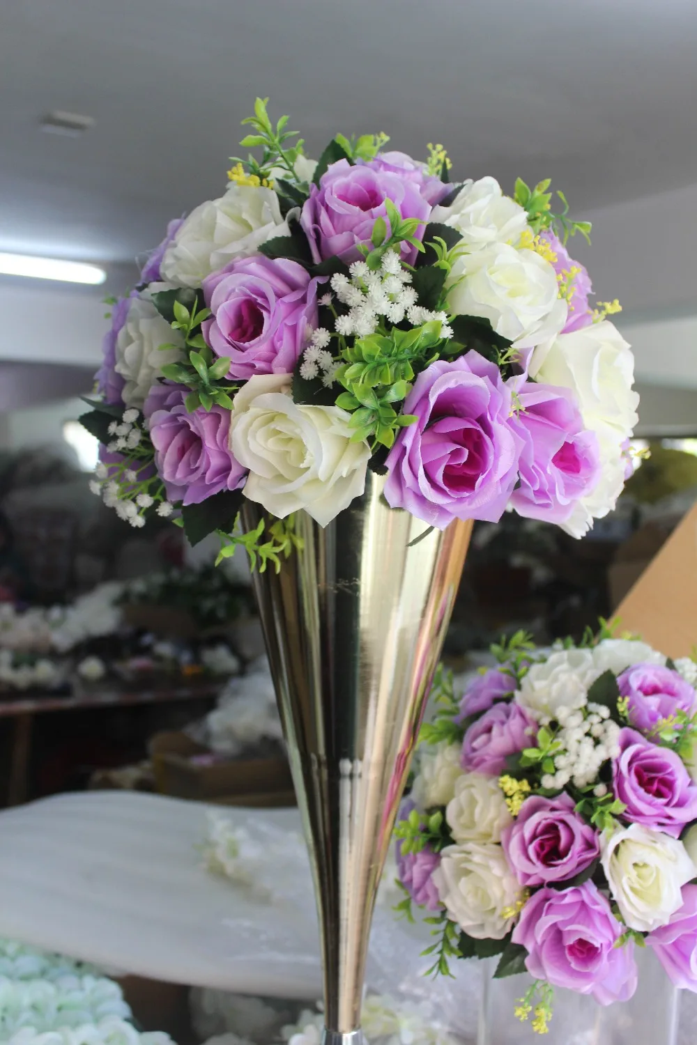 SPR NEW table centerpiece flower ball artificial rose wedding flower