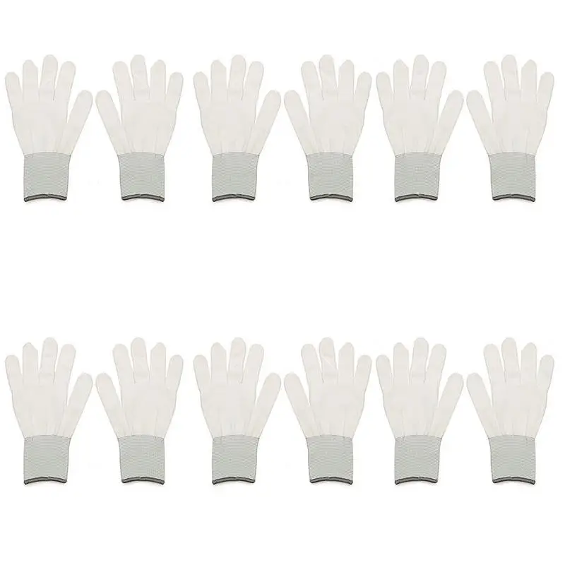 

Vinyl Anti-static Window Car Wrap Gloves 1 Pair Tinting Work Gloves Nylon Carbon Fiber Stickers Install Tool Vinyl