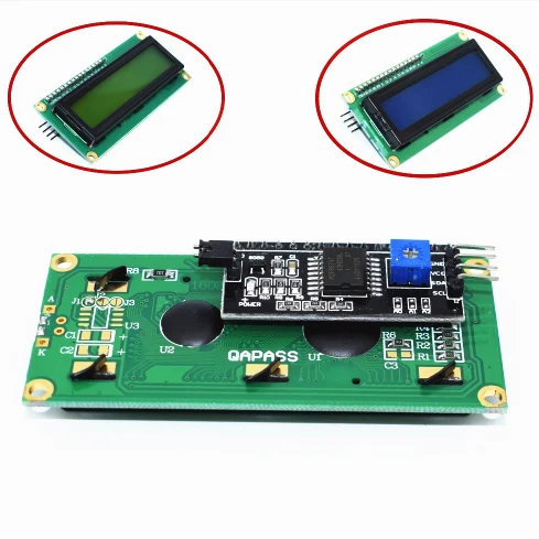 

LCD1602+I2C LCD 1602 module Blue/Green screen PCF8574 IIC/I2C LCD1602 Adapter plate