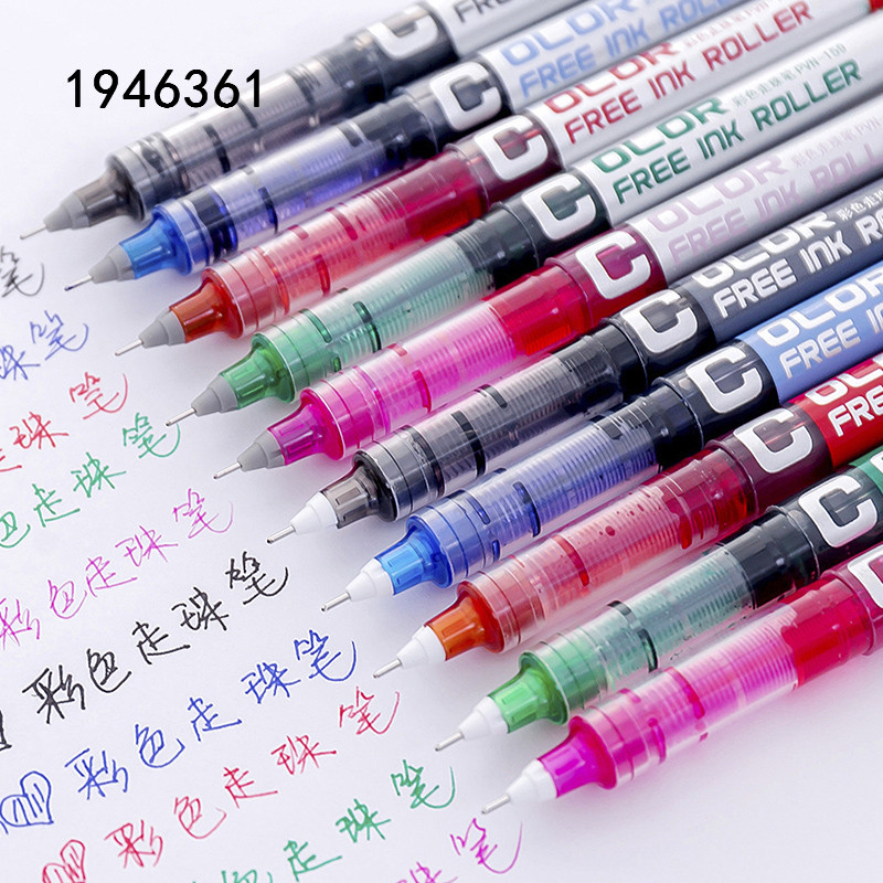 High Quality Multiple Colour Big Capacity Ink Gel Pen Student School Office Stationery Fine Roller Ball Pen New