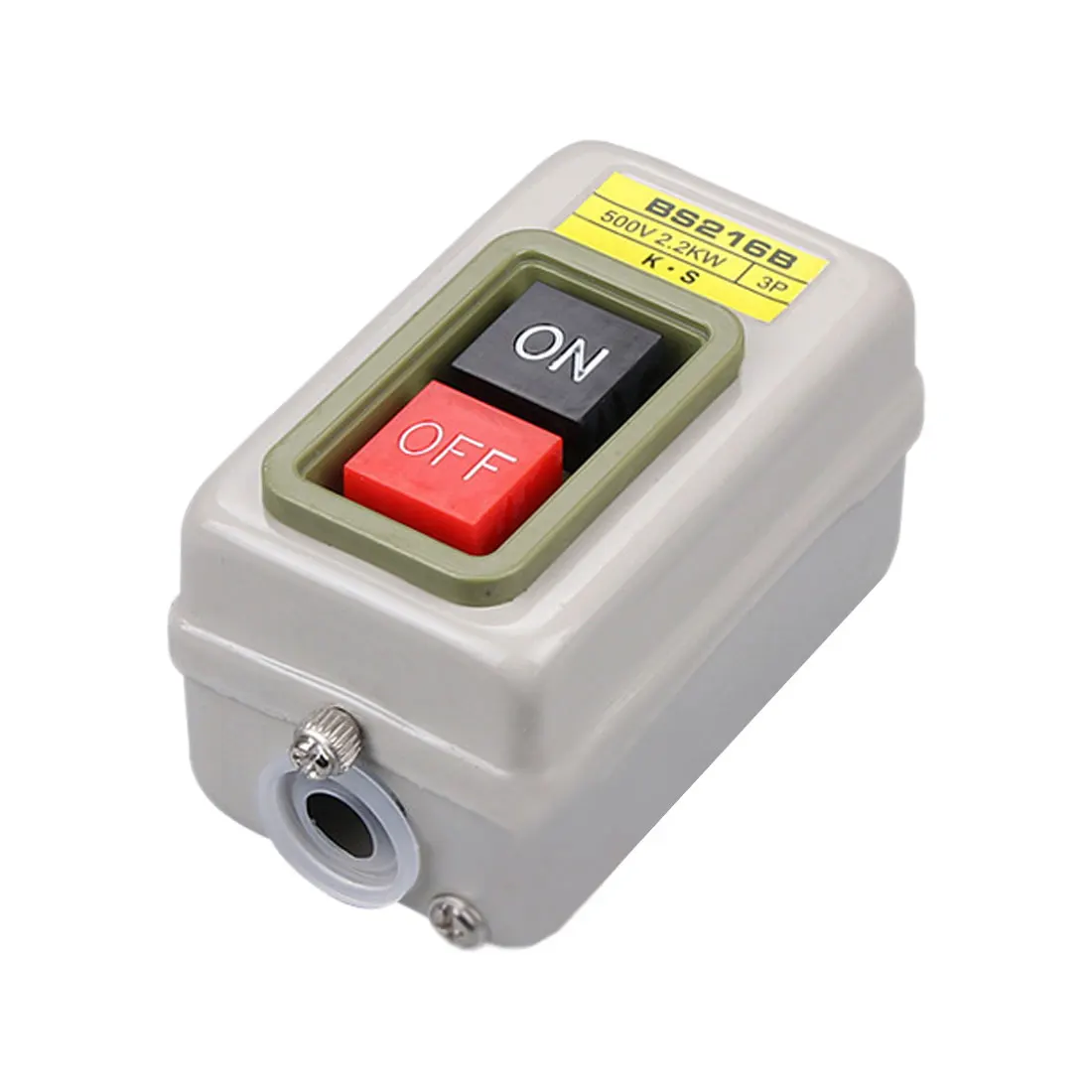 Кнопочный переключатель AC 380 В 15A 2.2квт три фазы управления питанием пусковой переключатель