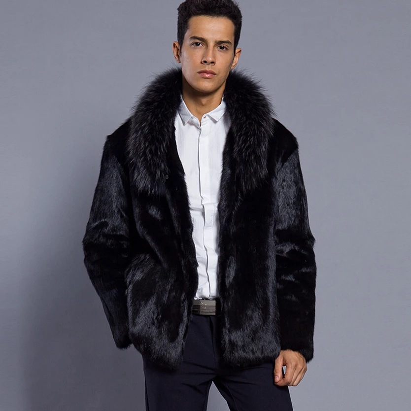 fur shawl men