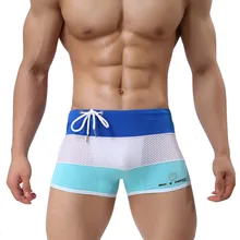 KWAN. Z мужские шорты, купальные шорты, нейлоновые дышащие сетчатые сращивающиеся, смелые купальные костюмы человека, мужские пляжные шорты, мужские шорты