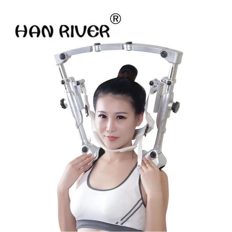 HANRIVER Aluminium alloy material of household cervical traction apparatus tensile strong edge cervical traction apparatus