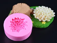 

New 3D 8.3x3.7cm Chrysanthem Flower Silicone Mold Candy Chocolate Baking Tool Kitchen Accessories Cake Decoration Bakeware Mould