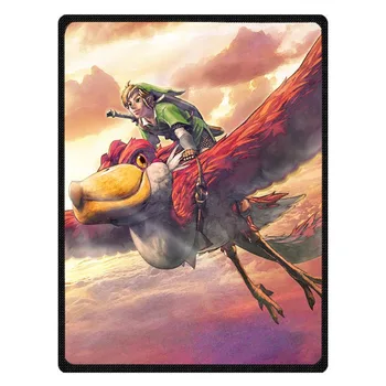 

Hot Sale Kintting Blankets The Legend Of Zelda Manta Fleece Blanket Sofa/Bed/Plane Travel Plaids Bedding bedspread