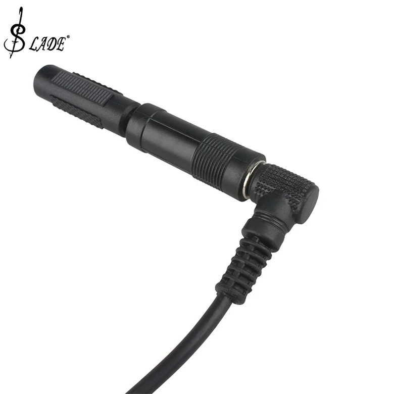 

SLADE 2PCS Microphone MIC / Audio Adapter 3.5mm Male to 3.5mm Female Black Color Suitable for Guitar Amplifier / Mix / Handset