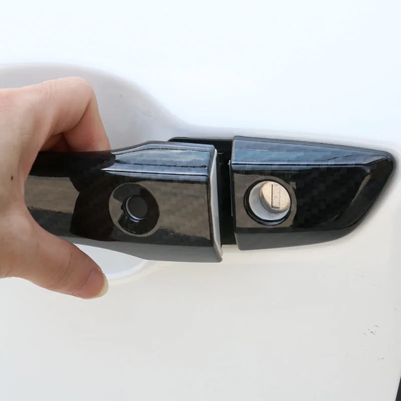 8 шт./компл. Автомобильная дверь ABS Ручка крышки рамки внешней отделки для Honda Civic 10th стайлинга автомобилей внешние аксессуары