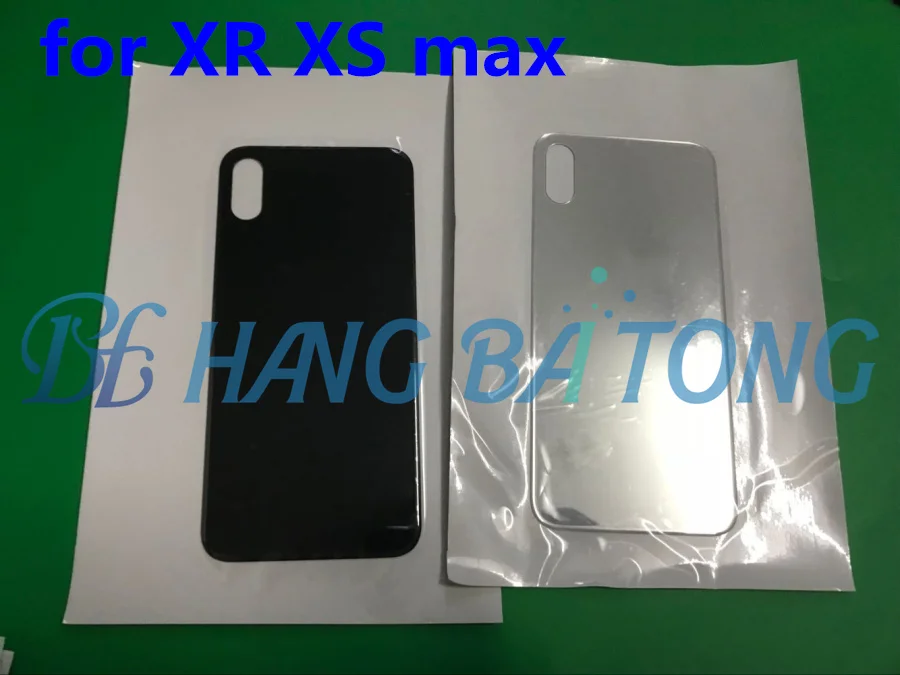 

10Pcs Original Battery Cover Rear Door Chassis Frame Back Housing cover Glass For iphone X XR XS max 6.1 or 6.5