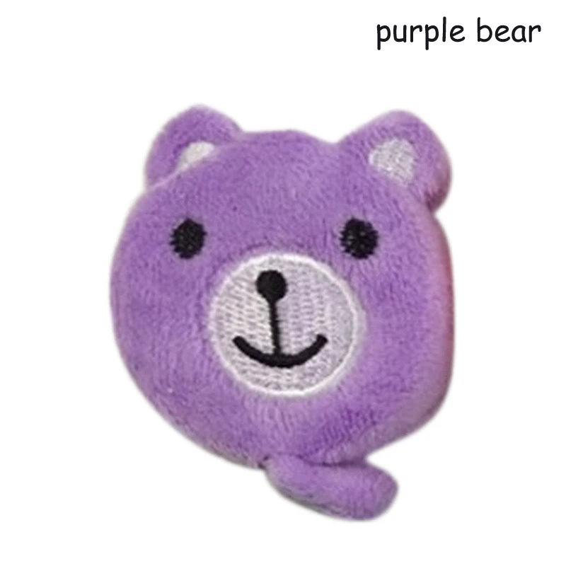 Ткань для изготовления мультяшных плюшевых животных в форме 150 см 60 дюймов швейный инструмент индивидуальная измерительная линейка выдвижная лента 1 шт - Цвет: purple bear