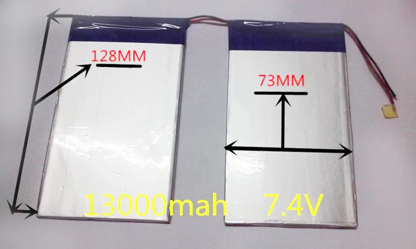 

7.4V 13000mAh Tablets Batteries DIY Cube U30GT, U30GT1, U30GT2 dual four-core tablet pc battery 33161125 Size:3.5 * 151 * 128mm