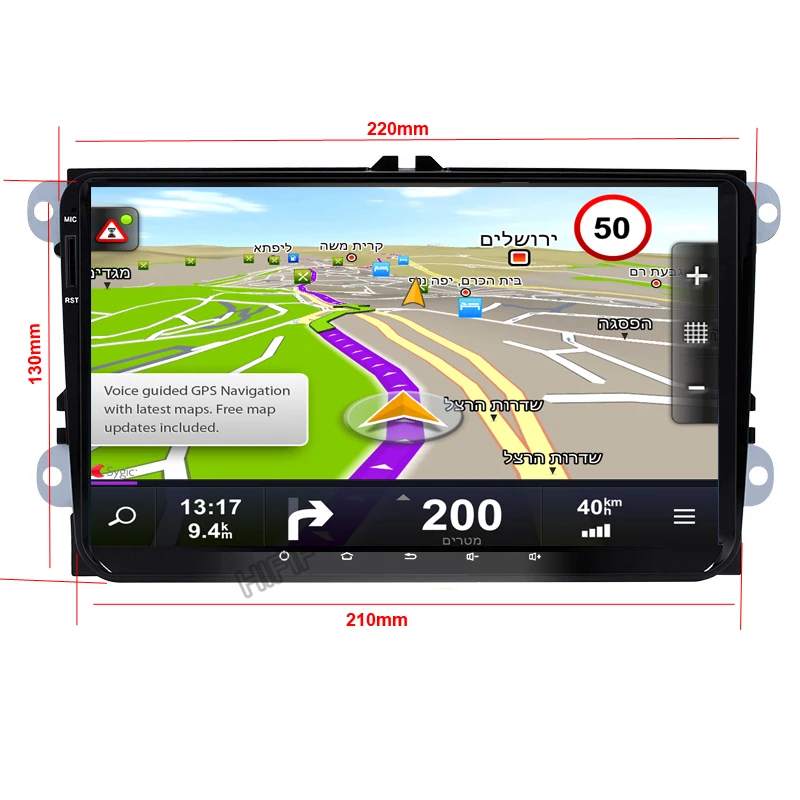 Clearance IPS DSP Android 9.0 multimedia player for VW PASSAT B6 B7 V7 Golf 5 6 BORA Tiguan Fabia Rapid Seat Leon Altea Toledo no DVD 3