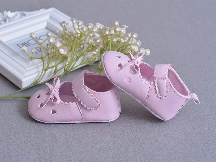 Кружевная повязка на голову для новорожденных девочек; туфли для крещения; туфли принцессы из искусственной кожи; милые летние туфли для малышей