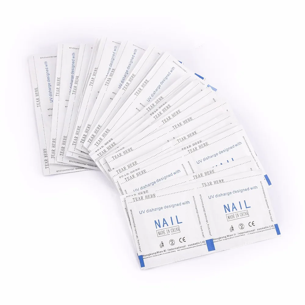 

ROSALIND 10PCS Nail Resurrection Make Up Fashion Easy Use Paper Towel Nail Art Polish Vanish Remover Nail Tools